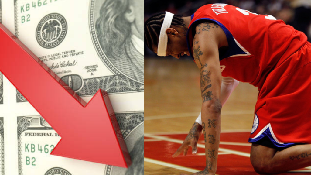 allen iverson rich people who lost everything